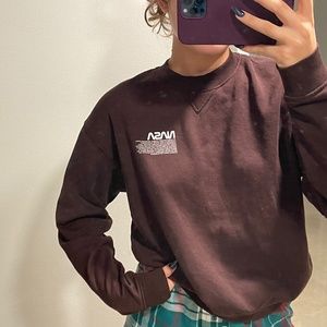 Brown Nasa Crewneck/Sweatshirt